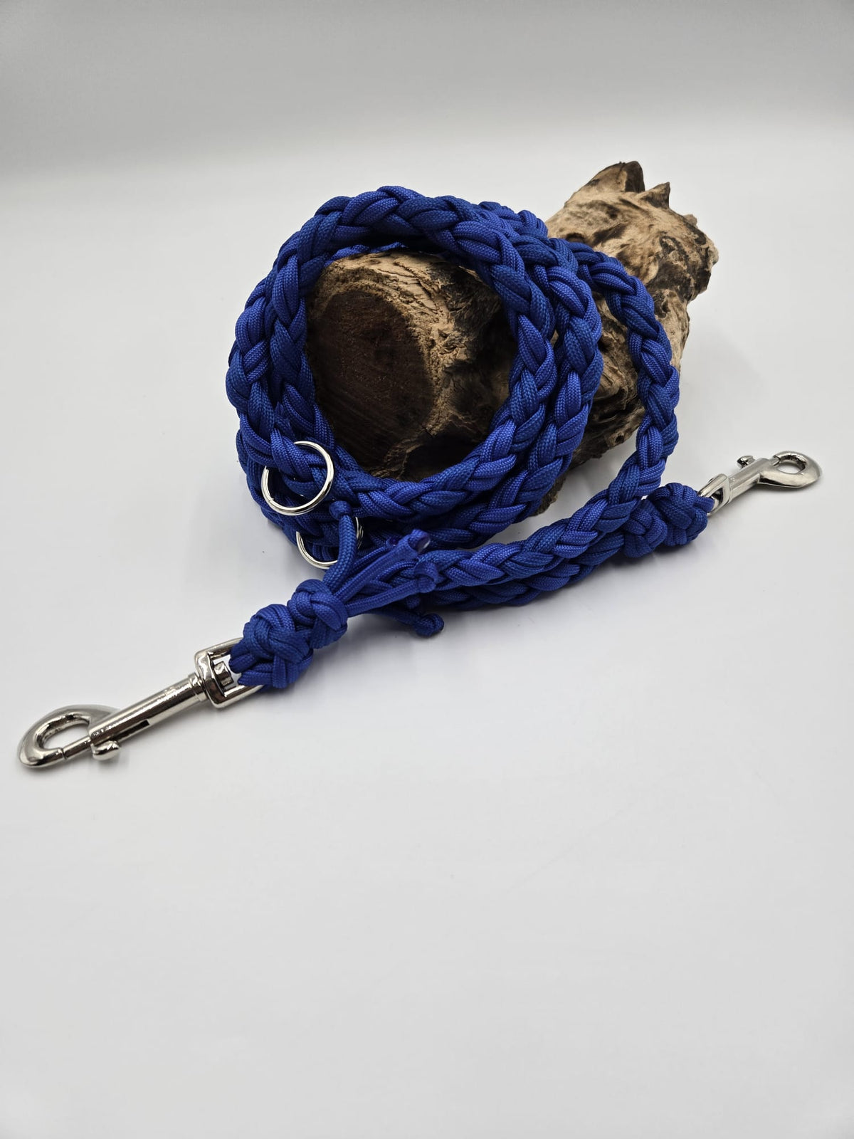 Sofortkauf - Paracord-Leine 8-fach geflochten „Blau“ – 220 cm