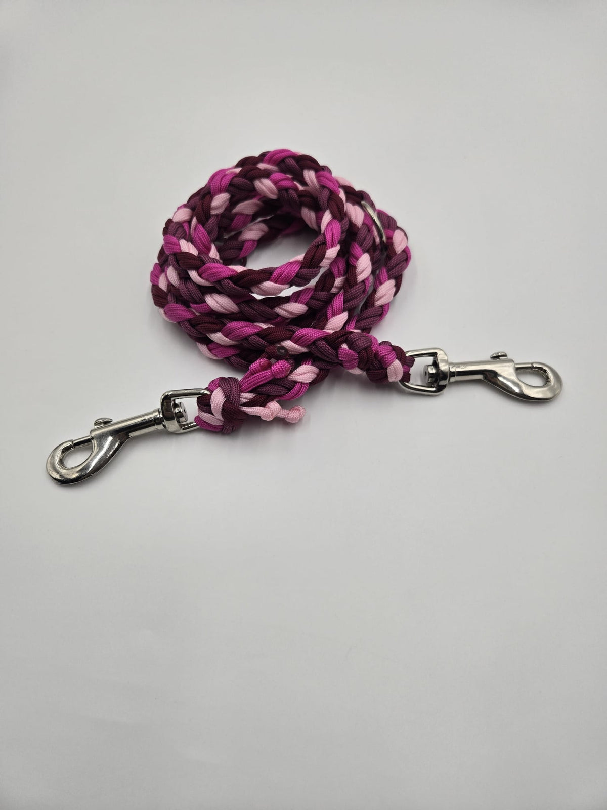 Sofortkauf - Paracord-Leine 8-fach geflochten "Rosatöne" - 180 cm