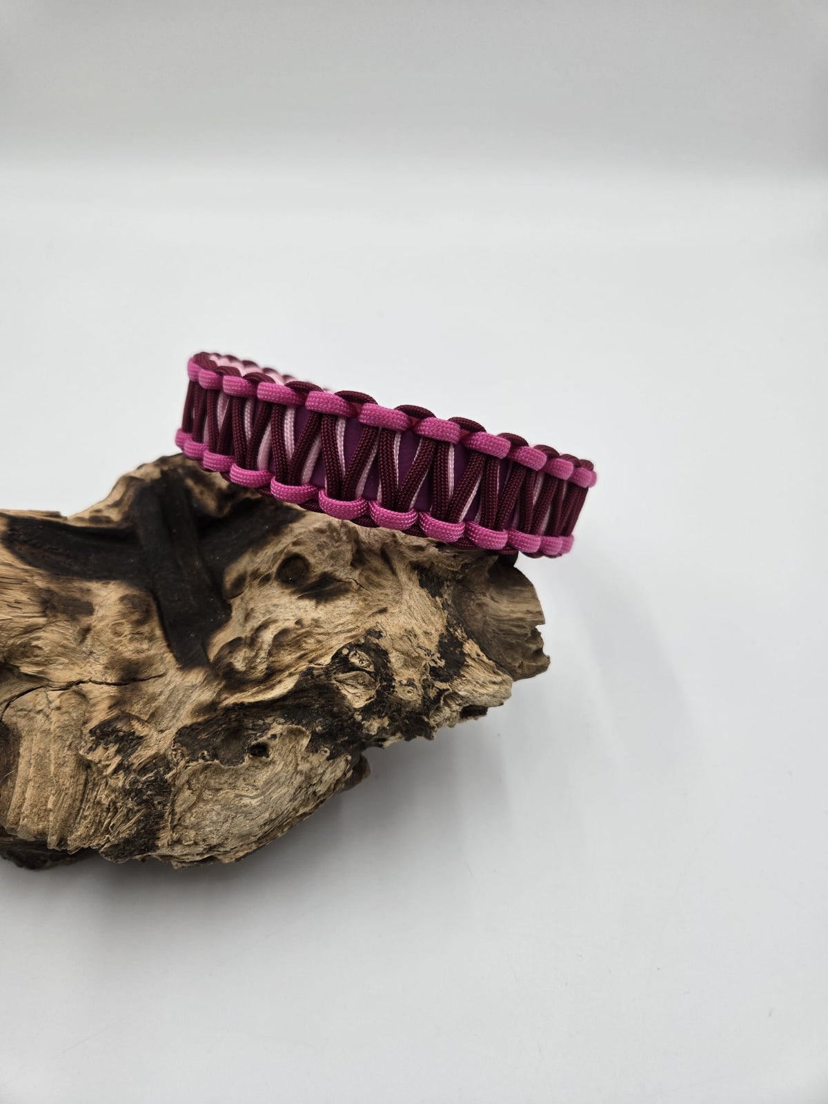 Sofortkauf - Halsband beschichtetes Gurtband mit Cobraknoten 39 bis 43 cm