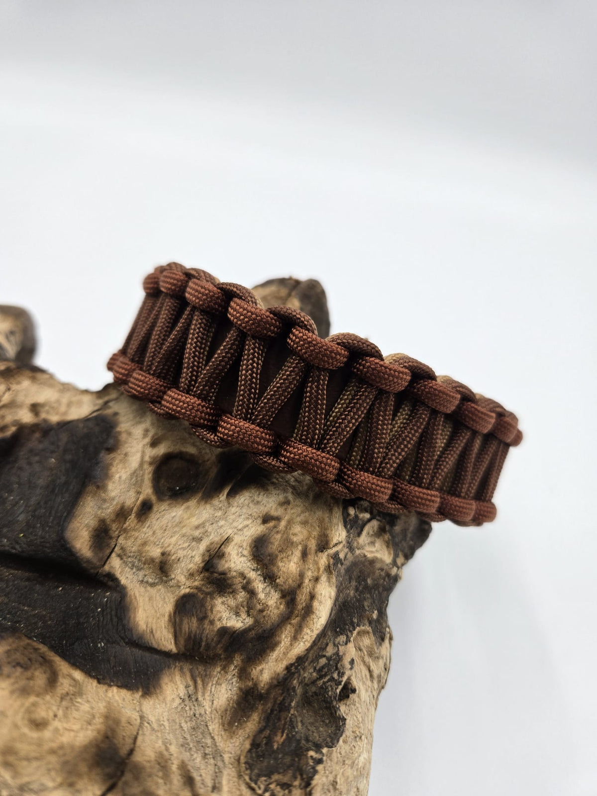 Sofortkauf - Biothane-Halsband mit Cobramuster "Brauntöne" - 24 bis 30 cm