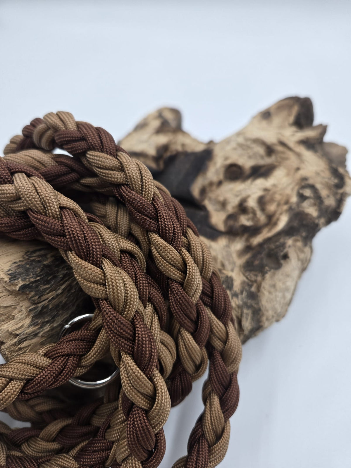 Sofortkauf - Paracord-Leine „Brauntöne“ – 230cm