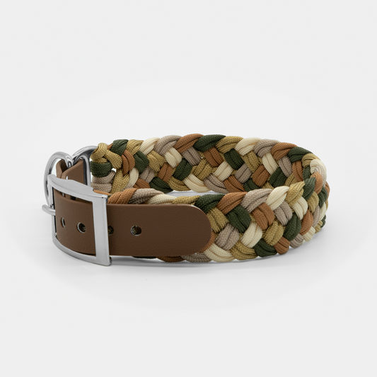 Halsband aus Paracord mit Biothaneadapter