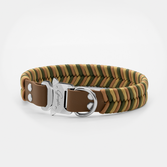 Halsband aus Biothane mit Paracord