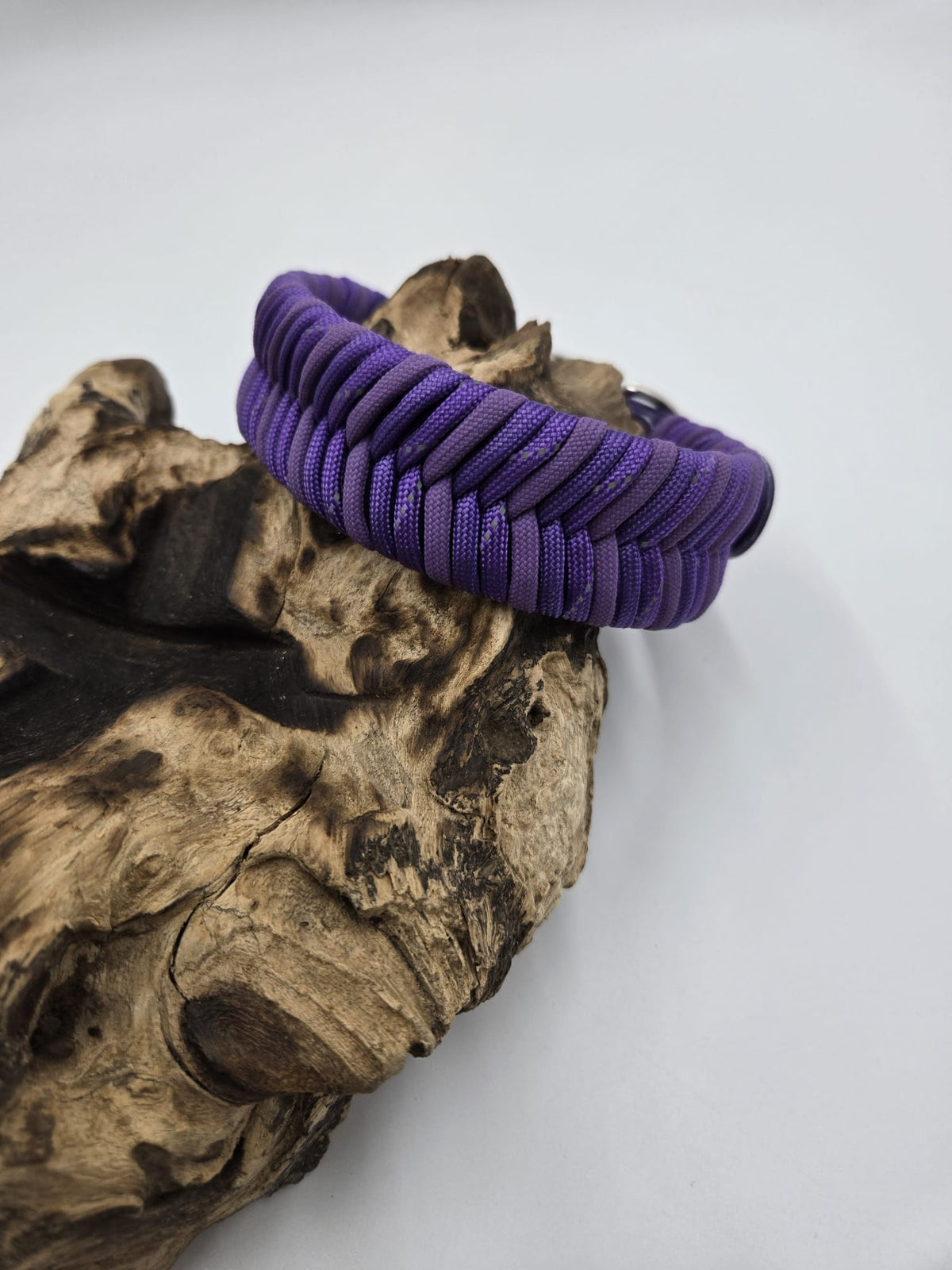 Sofortkauf - Biothane-Hundehalsband „Violet & Lilac“ – 31 bis 40 cm