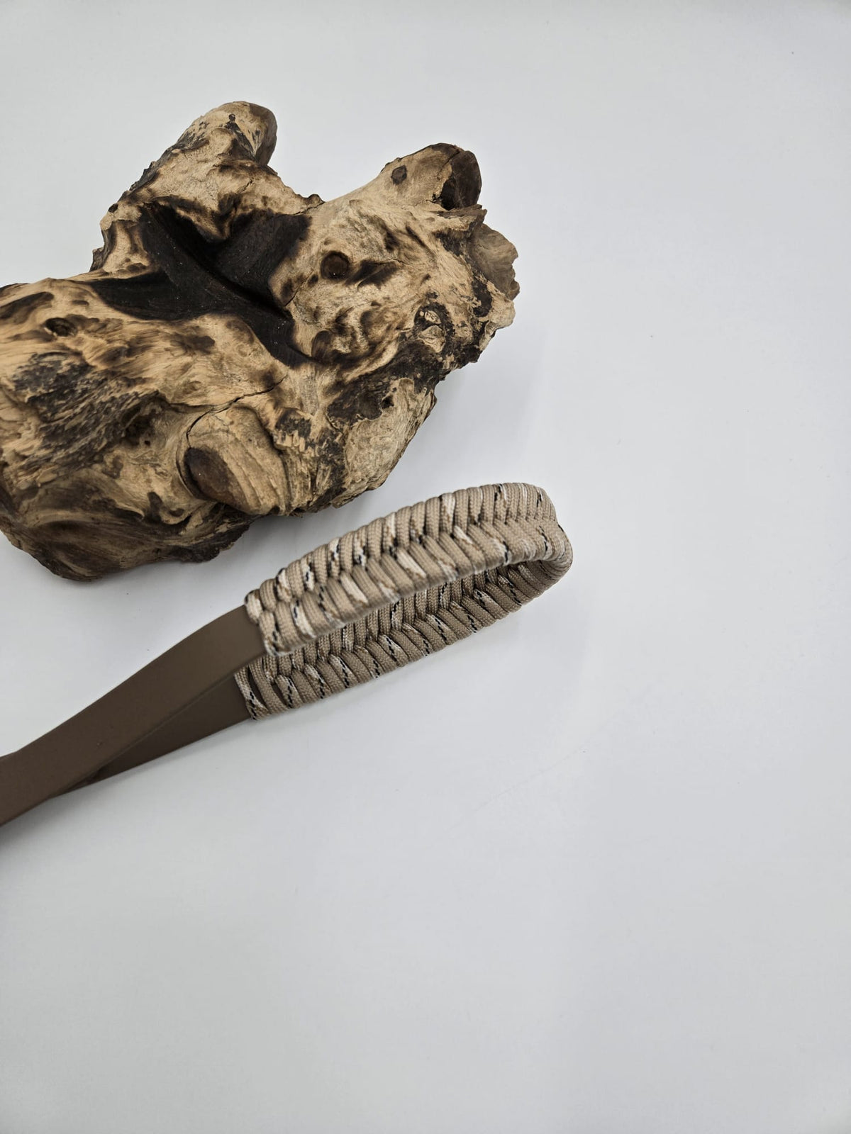 Sofortkauf - Biothane-Leine „Coyote & Beige“ mit umwickelter Handschlaufe – 200 cm